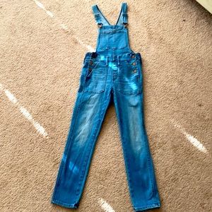 Madewell skinny overalls